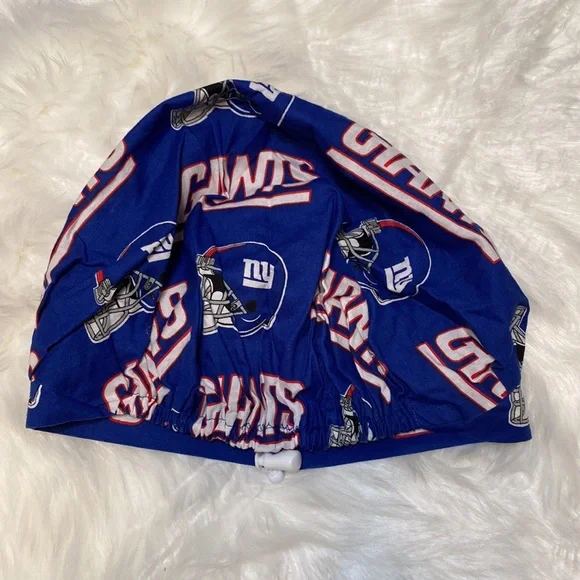 Giants Football Bouffant Surgical Scrub Cap - Picture 3 of 4